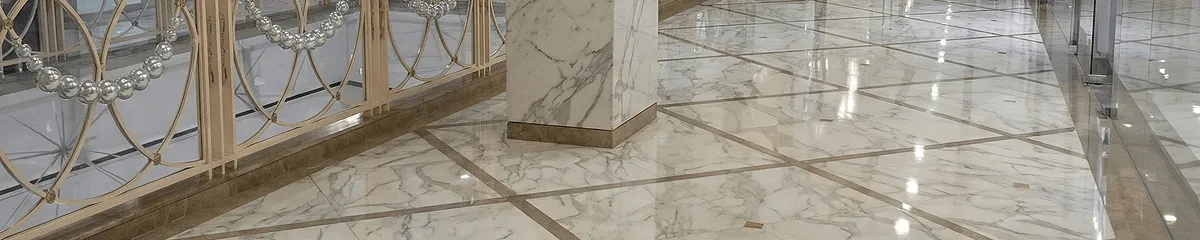 Beautiful marble floor professionally installed in San Antonio, TX